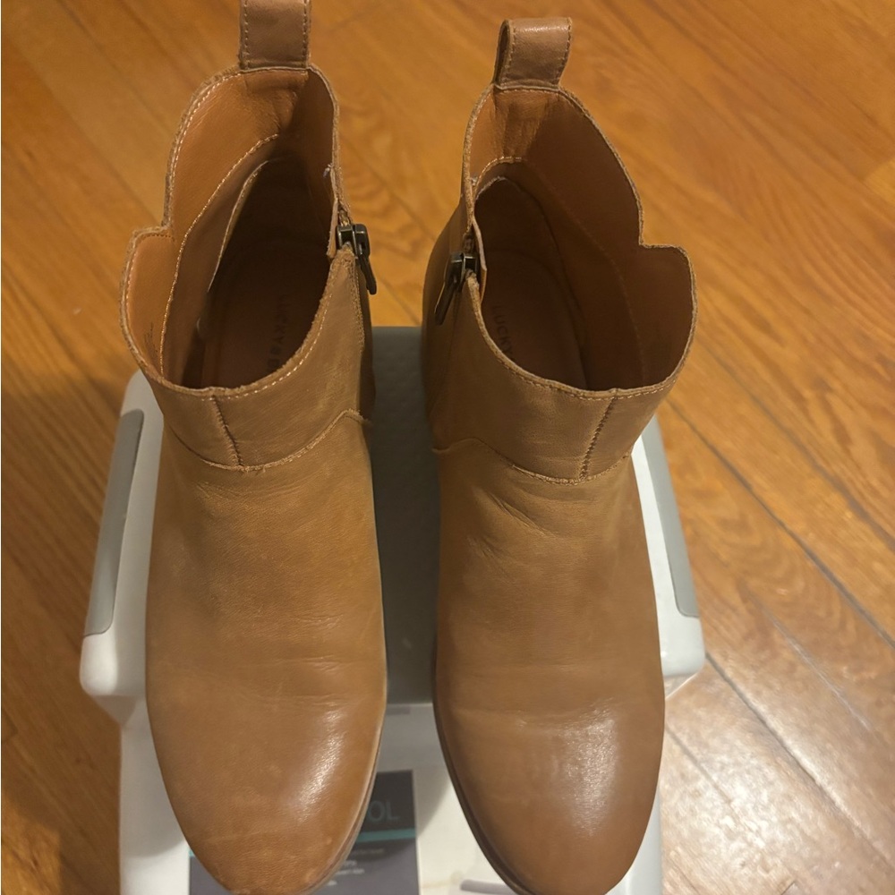 Lucky Brand Tan Ankle Boots